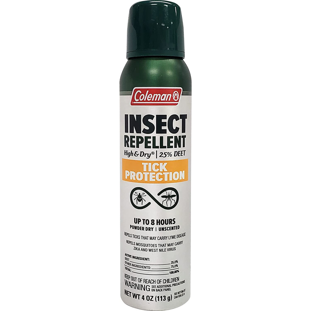 Coleman High and Dry Insect Repellent 4oz - 25% Deet w/ Tick Protection