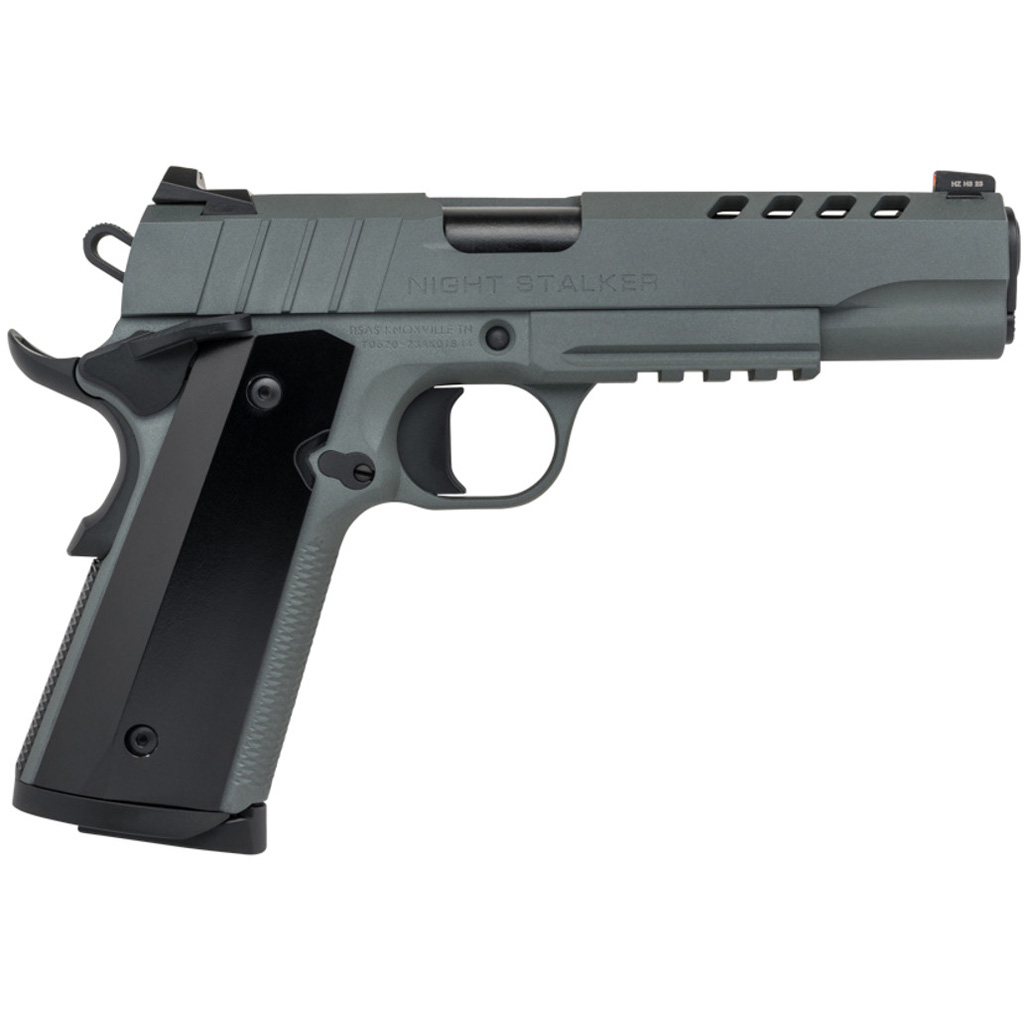 SDS Tisas 1911 Night Stalker 9 Pistol 9mm 5 in. Cerakote Grey 9 rd.