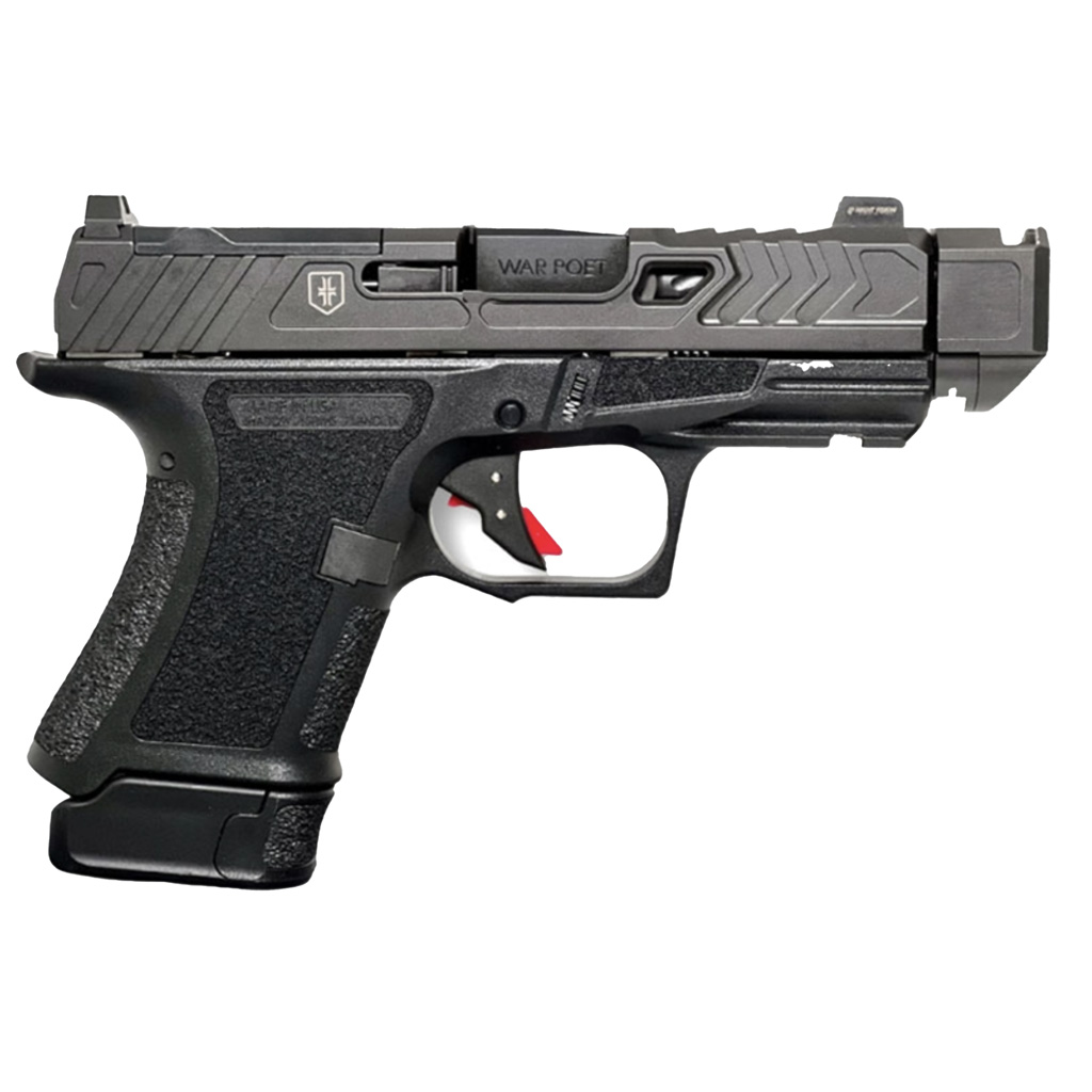 Shadow Systems CR920P War Poet Pistol 9mm 3.41 in. Black Frame Compensated Black 13 rd.