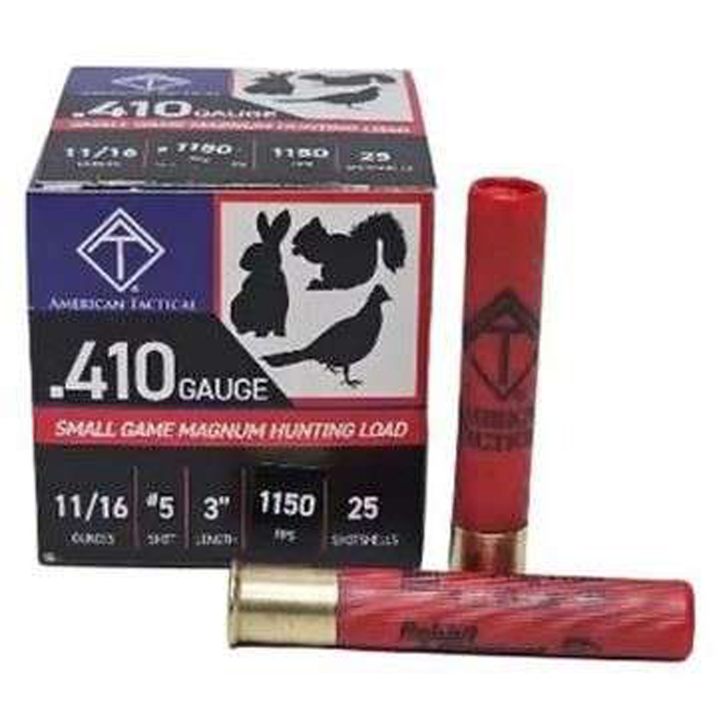 ATI Hunting Shotgun Ammo 410 ga. 5 Shot 11/16 Oz. 25 rds | Kinsey's Inc.