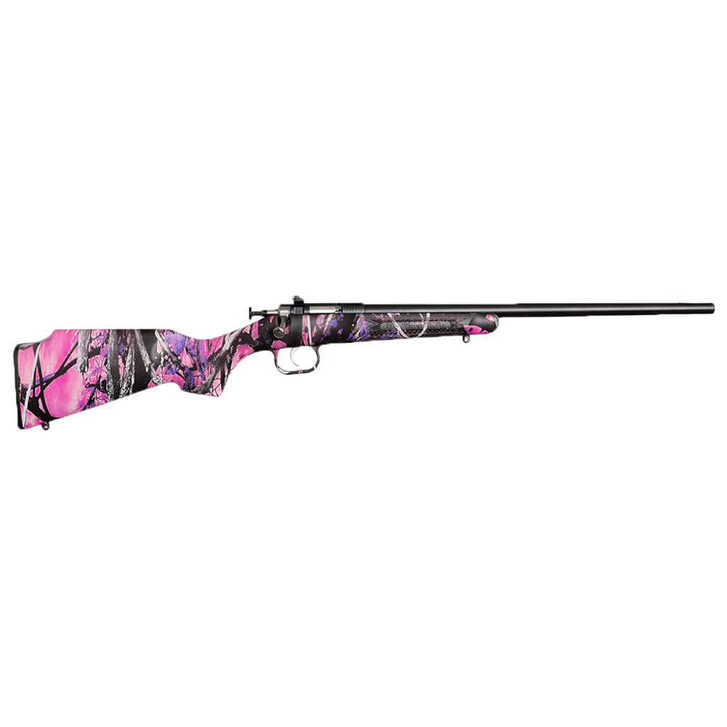 Keystone Crickett Rifle 22 LR 16 in. Muddy Girl Stainless RH