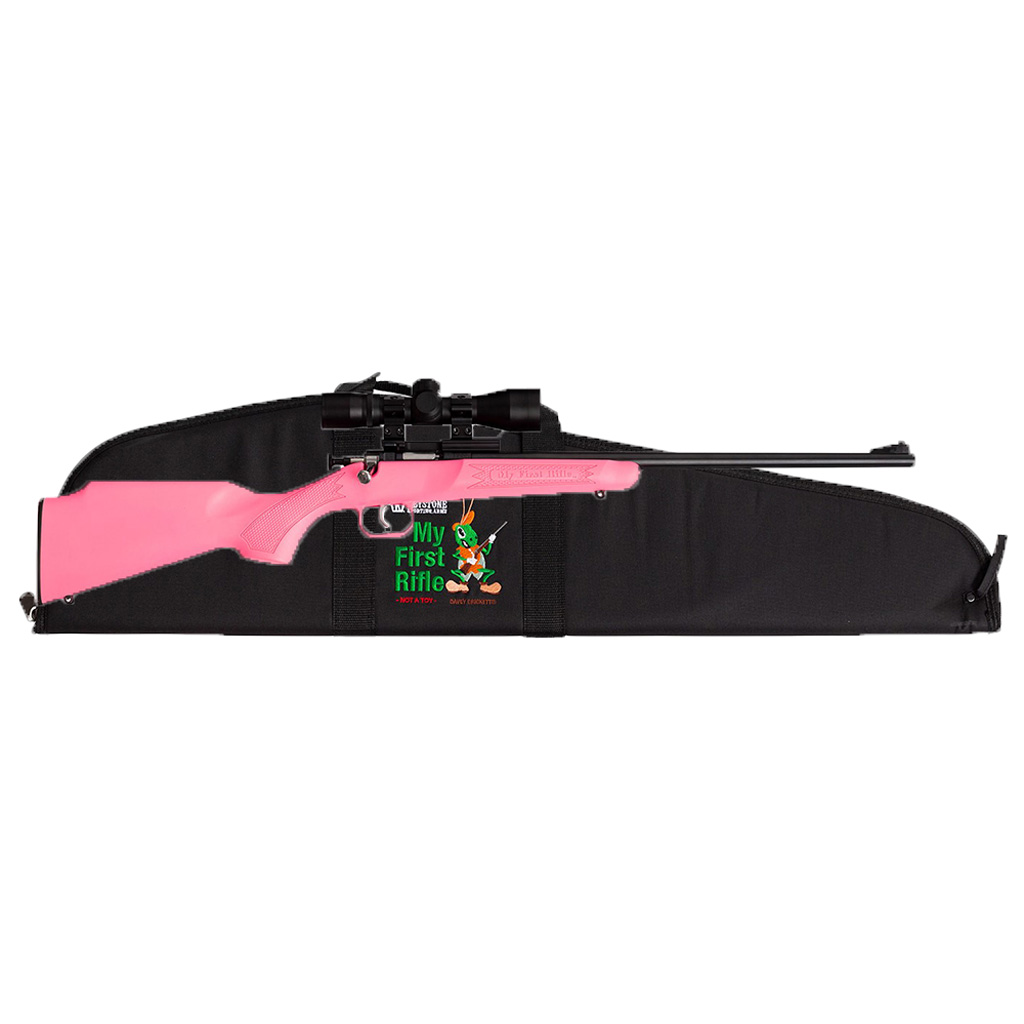 Keystone Crickett Package Rifle 22 LR 16 in. Pink with Scope RH