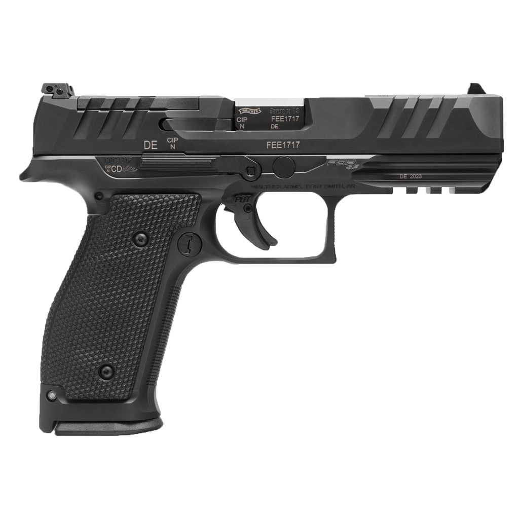 Walther PDP Steel Frame Pistol 9mm 4.5 in. Black 10 rd.