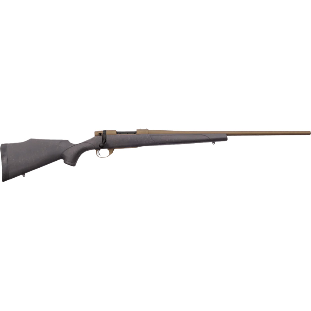 Weatherby Vanguard Weatherguard Bronze Rifle 308 Win. 24 in. Grey and Burnt Bronze Threaded RH