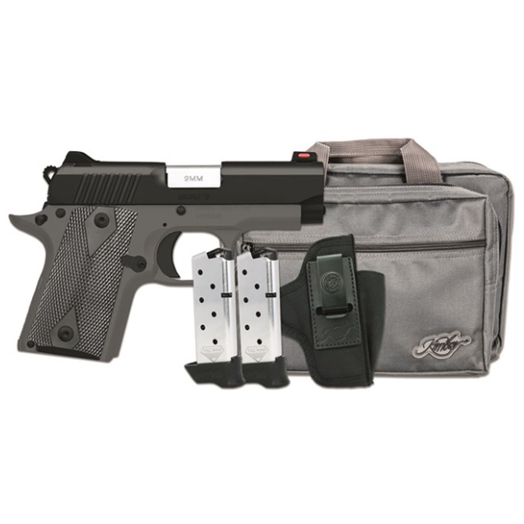 Kimber Micro 9 RTC Bundle 9mm 3.15 Shadow Ghost w/Holster and 2 Tac-Mags 7rd