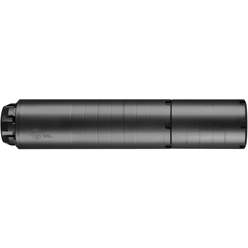 Dead Air Wolfman Suppressor 9mm w/Direct Thread 1/2-28 Mount Black