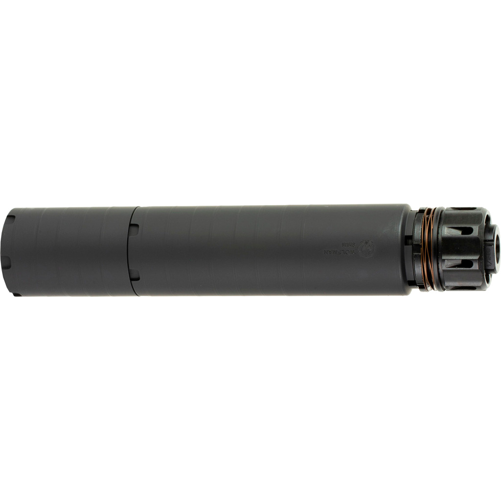 Dead Air Wolfman KMQD Suppressor Kit 9mm w/KeyMicro ADPT & KeyMicro 1/2-28 Brake Black