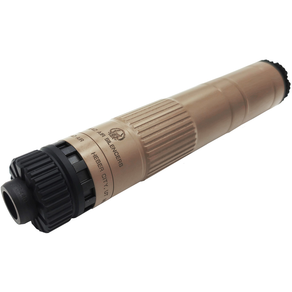 Dead Air Mojave 9 Suppressor 9mm w/ 1/2-28 Piston FDE