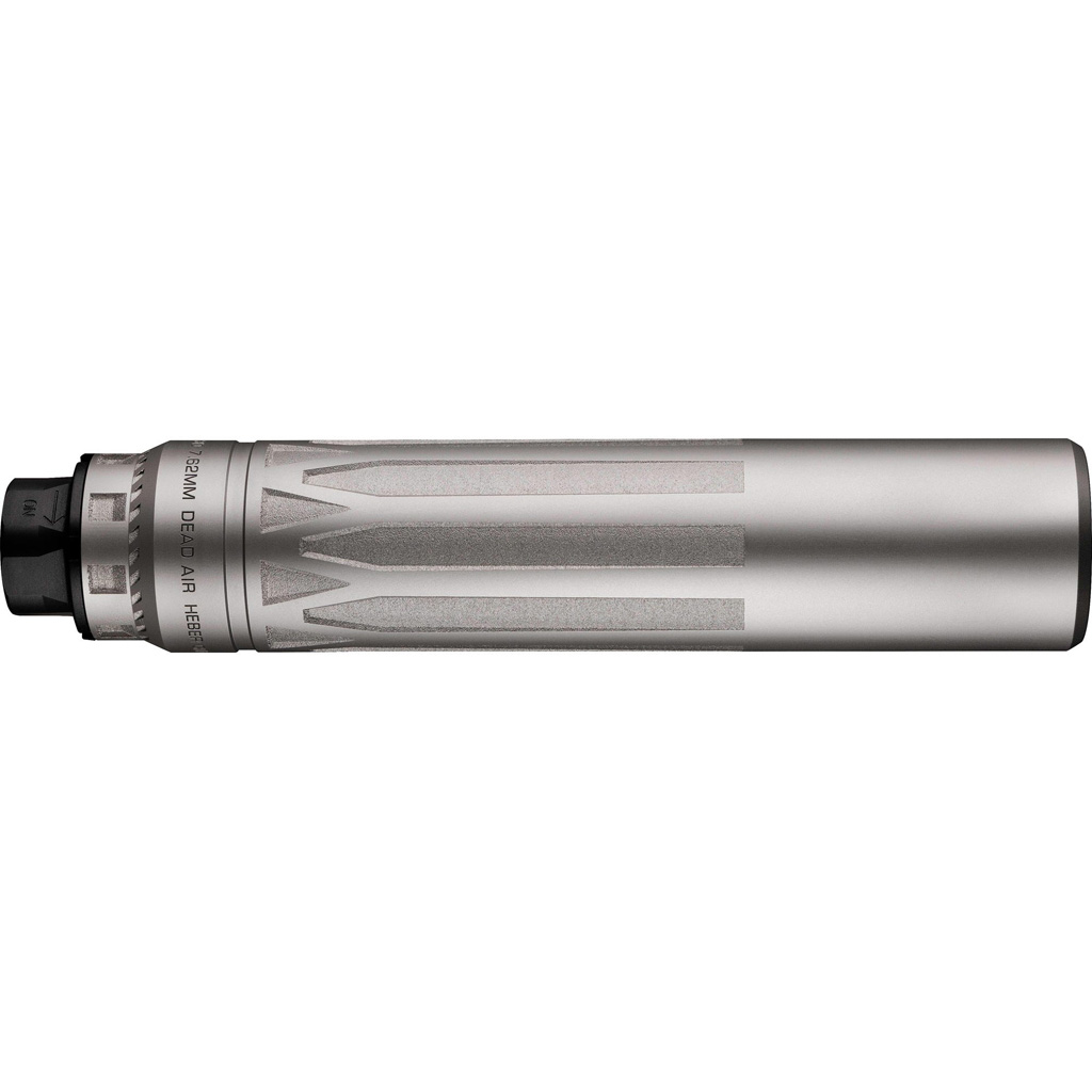 Dead Air Nomad LTI XC Suppressor 7.62mm w/Xeno ADPT & DA124 Omni Brake Silver