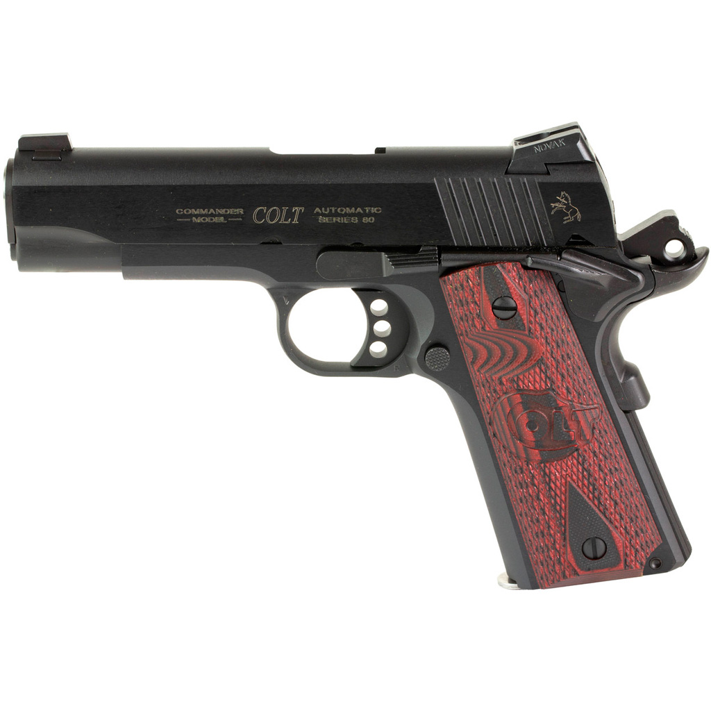 Colt 1911 Combat Commander Pistol 38 Super 4.25 in. Blued 9 rd.