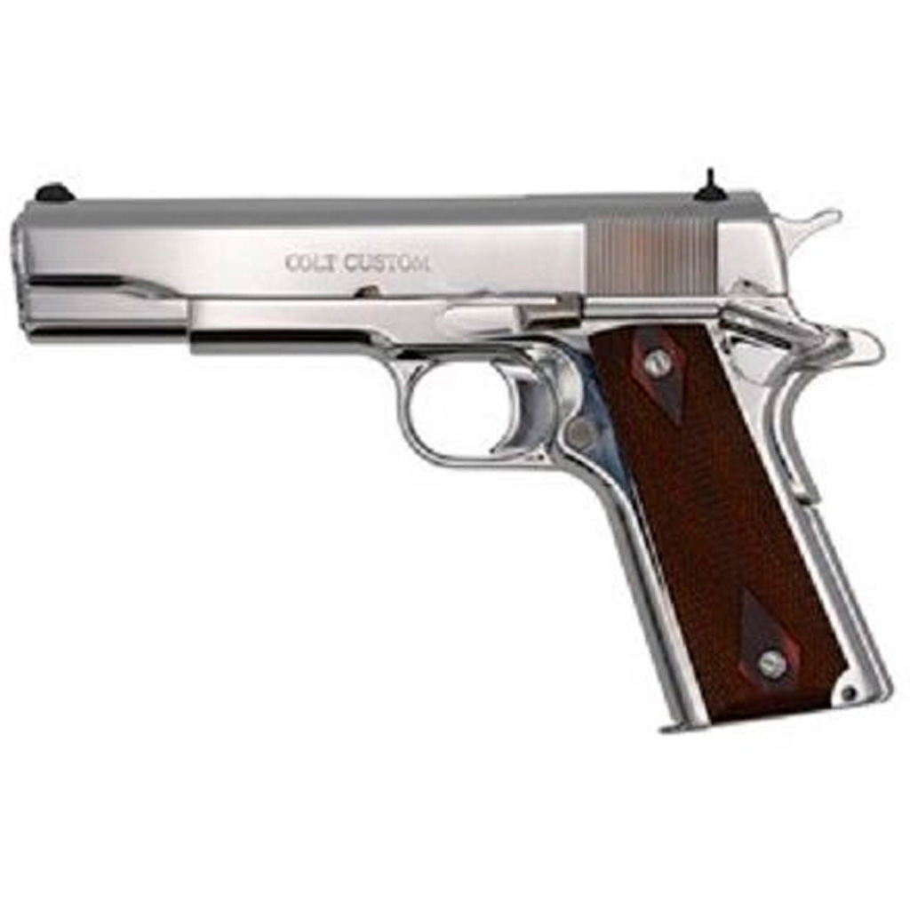 Colt 1911 Pistol 38 Super 5 in. Bright Stainless 9 rd.