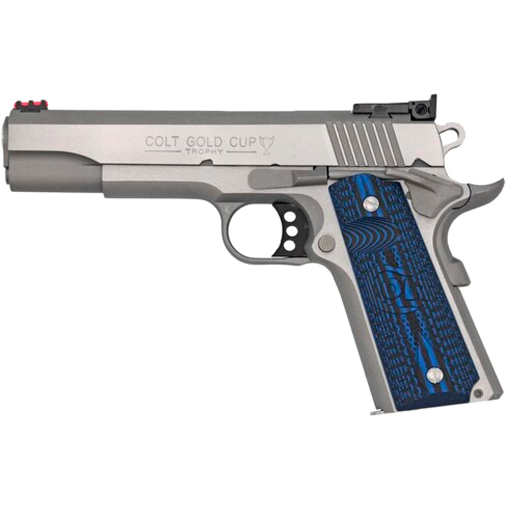 Colt 1911 Gold Cup Pistol 38 Super 5 in. Stainless 9 rd.