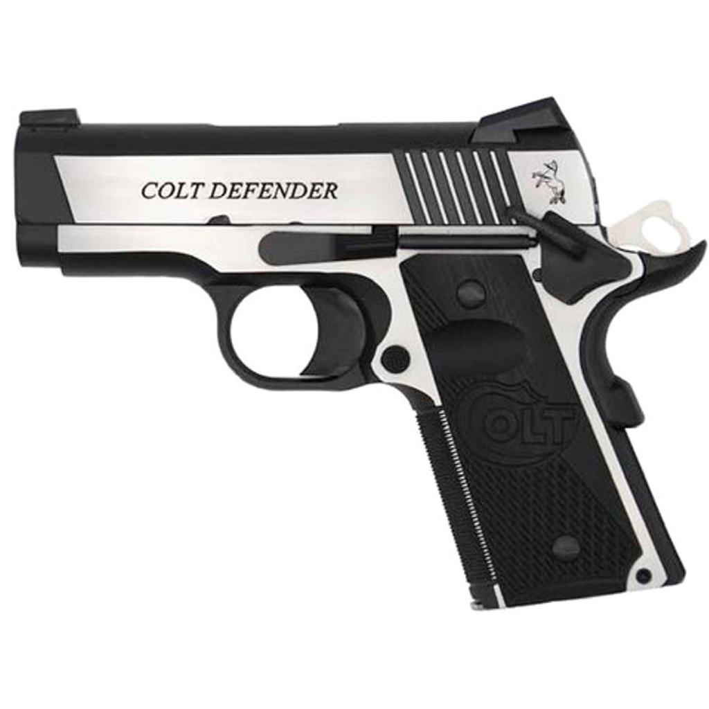 Colt 1911 Combat Elite Defender Pistol 9mm 3 in. TT Elite Two Tone 7 rd.