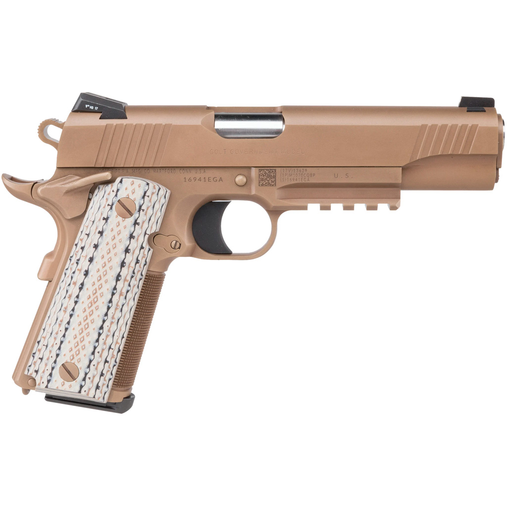 Colt 1911 Custom CQB Pistol 45 ACP 5 in. Fde DLC 8 rd.