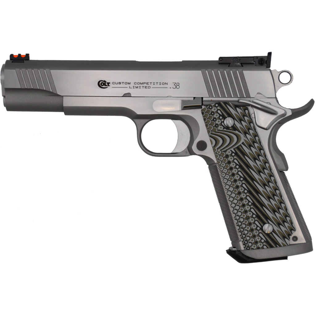 Colt 1911 Custom Competition Pistol 38 Super 5 in. Stainless 9 rd.