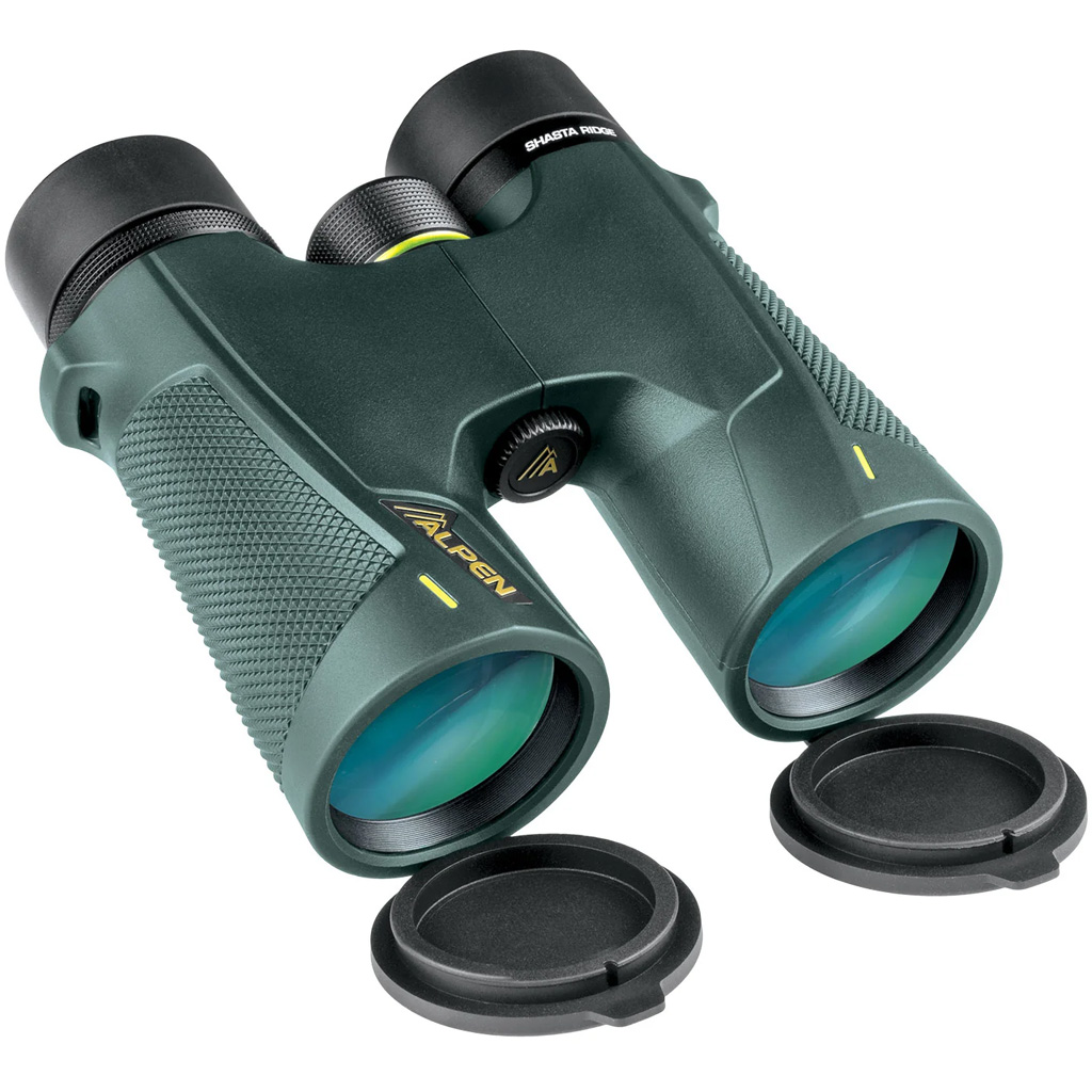 Alpen Shasta Ridge Binoculars 8X42 Waterproof, BAK4 Glass, Magnesium Alloy Green