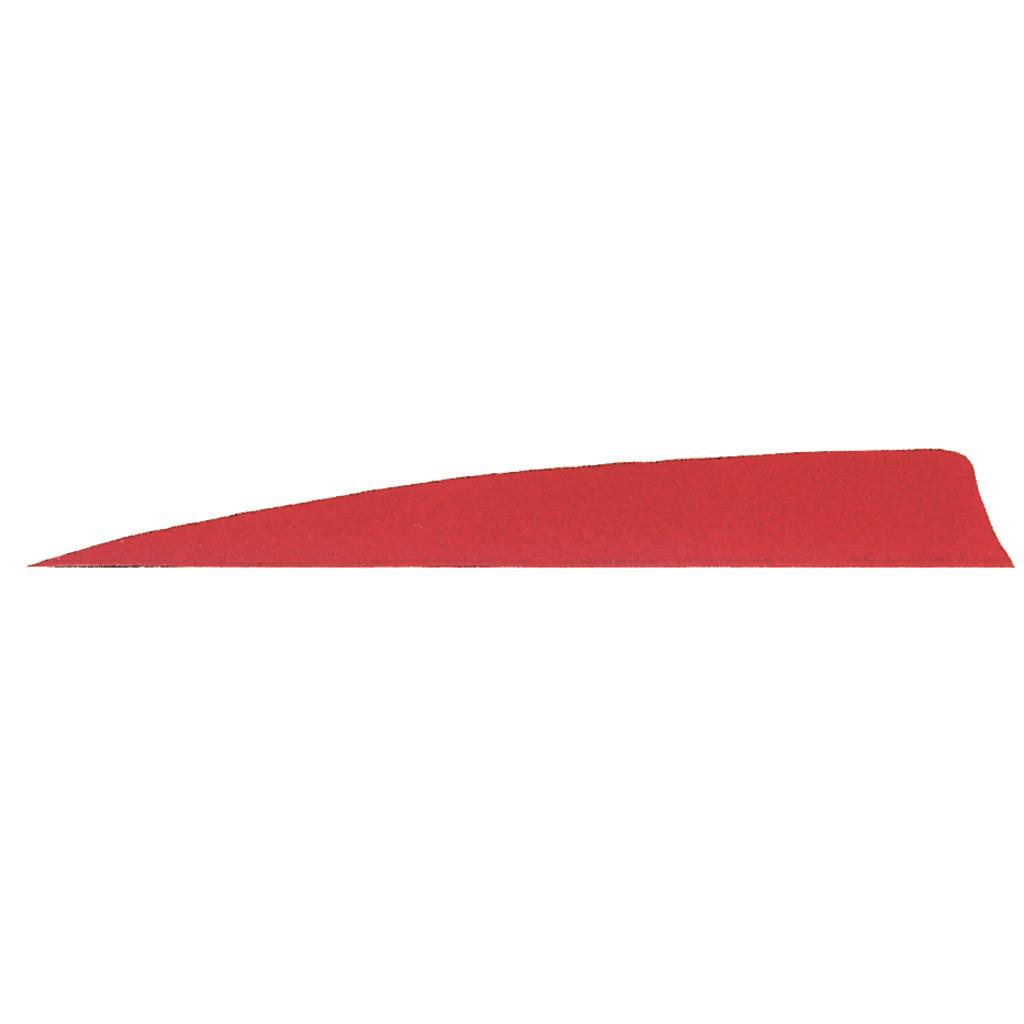 Gateway Shield Cut Feathers Red 5 in. RW 50 pk.