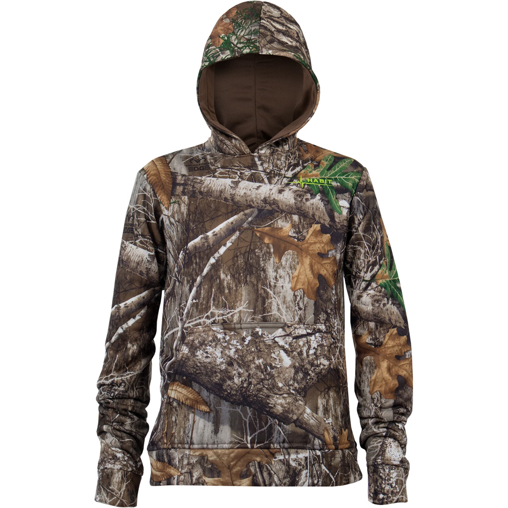 Habit Youth Performance Hoodie Realtree Edge Youth Medium