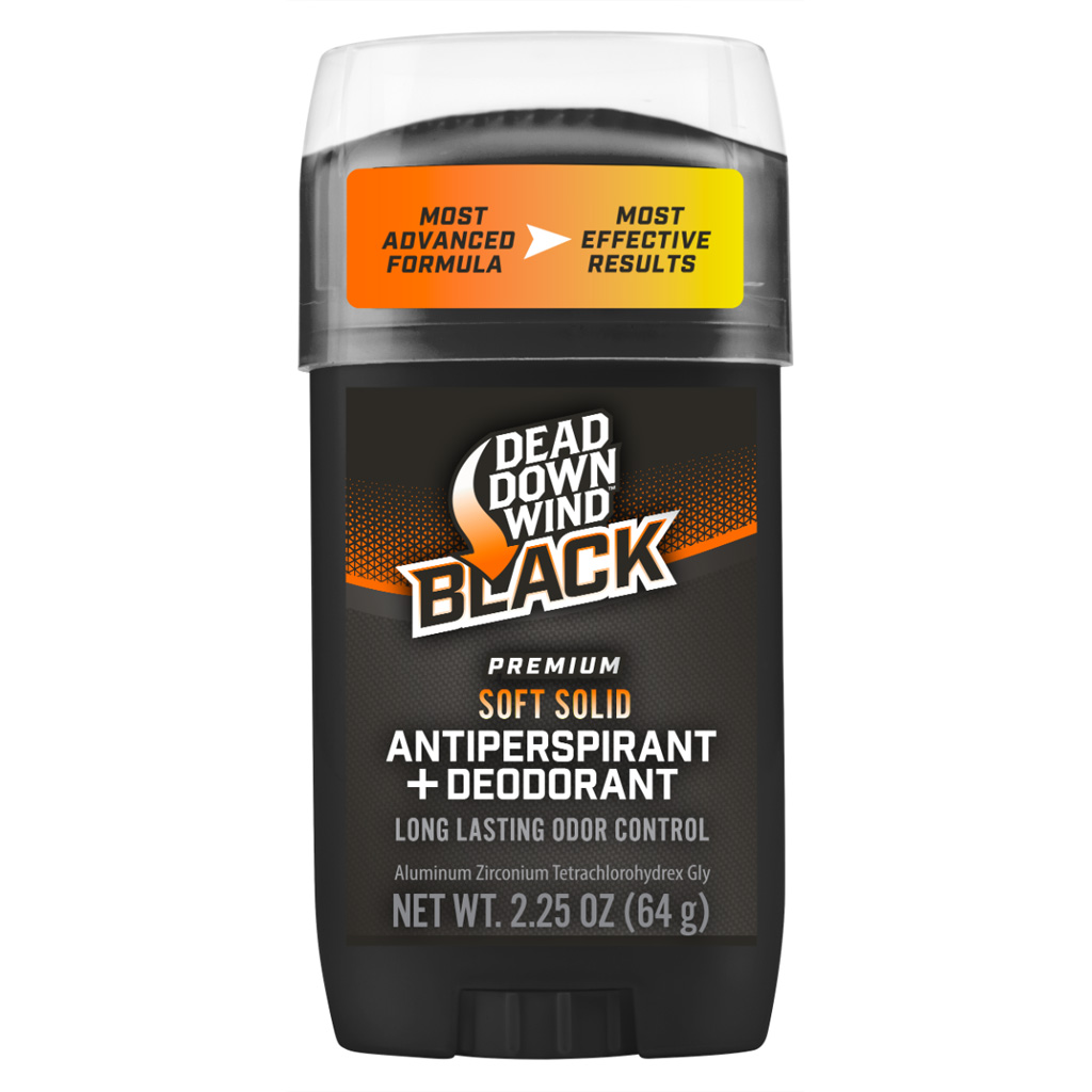 Dead Down Wind BLACK Premium Soft Solid Deodorant 2.5 oz. Model: 1234