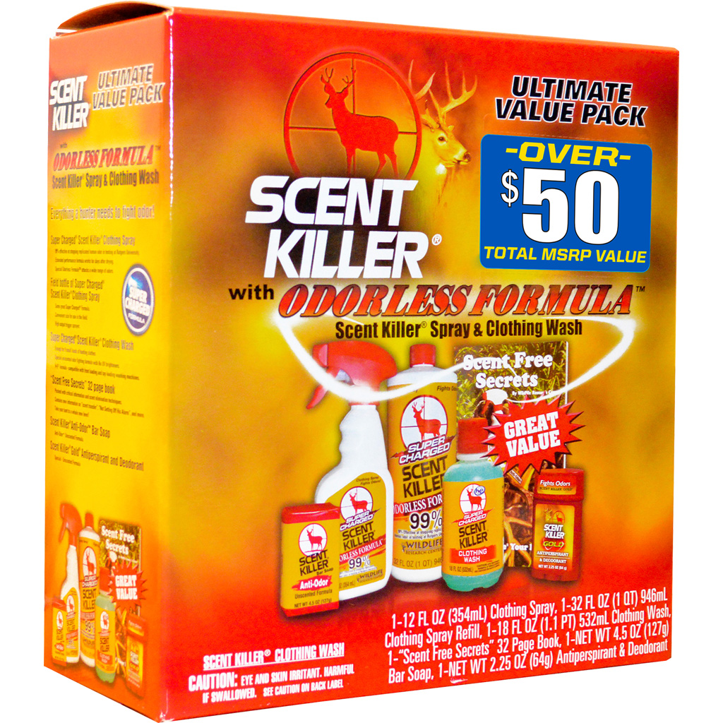 Wildlife Research Super Charged Scent Killer Pack