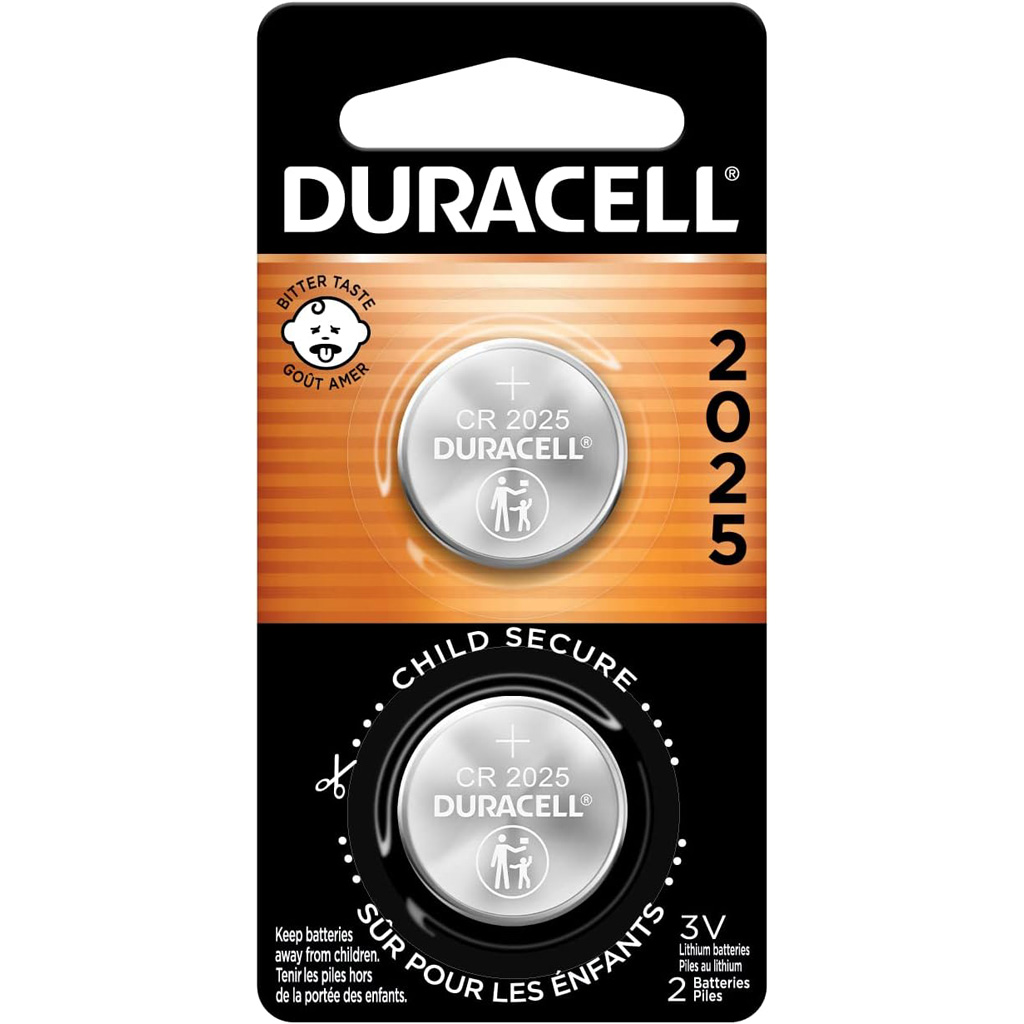 Duracell Lithium Coin Battery 2025 2 pk.