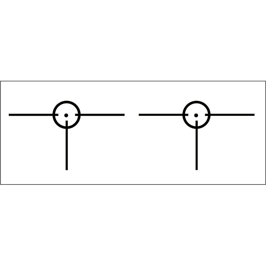 Gunstar Tactical 3D 1 Reticle Black