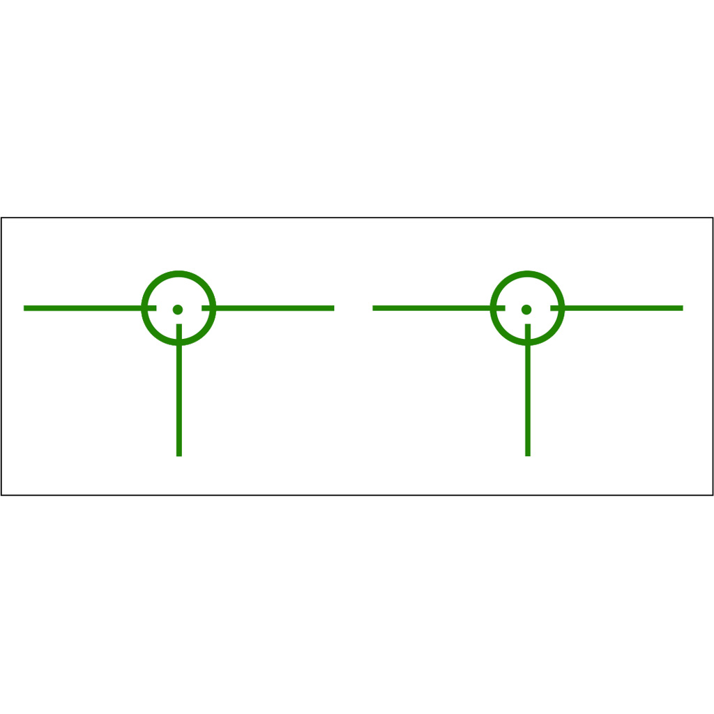 Gunstar Tactical 3D 1 Reticle Green