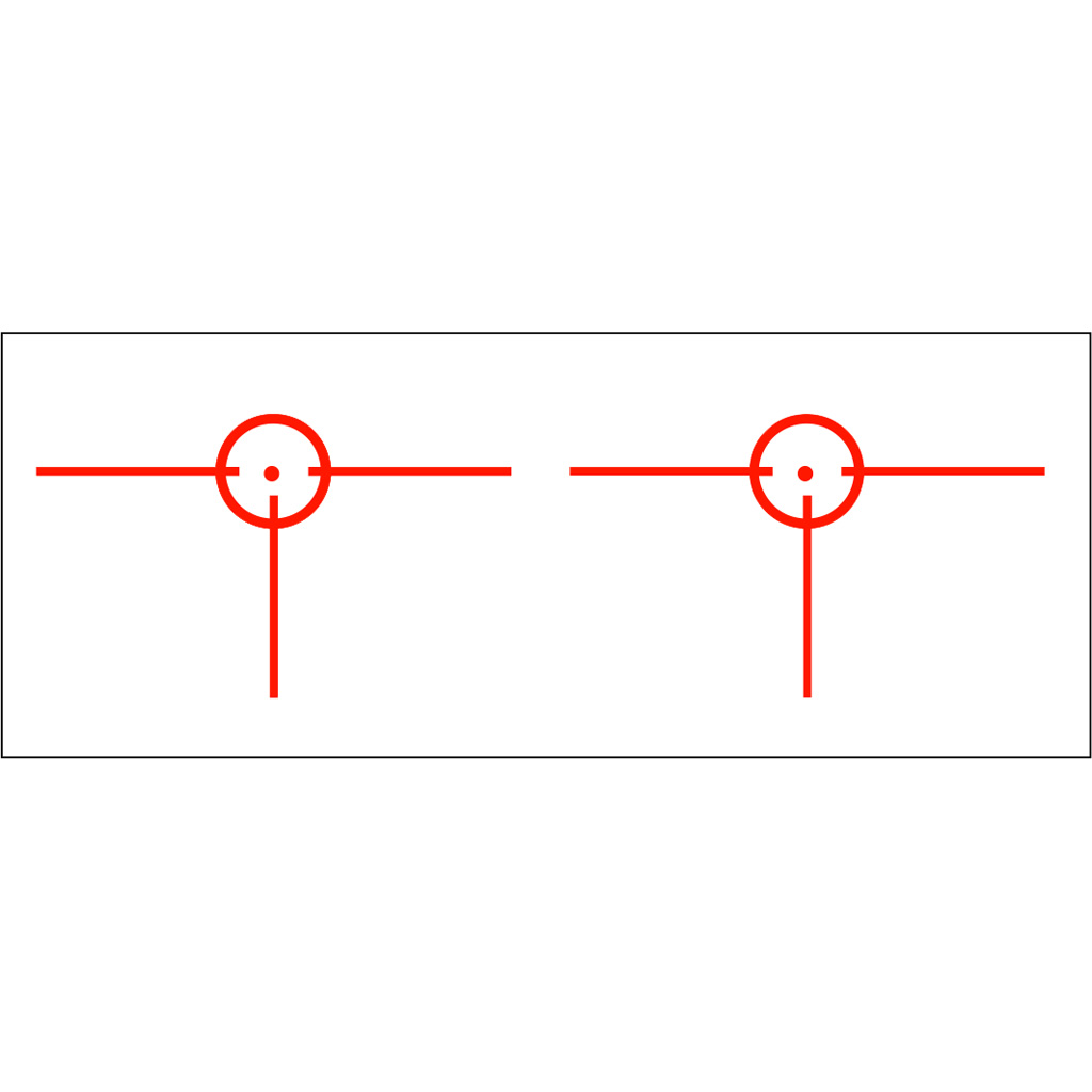 Gunstar Tactical 3D 1 Reticle Orange