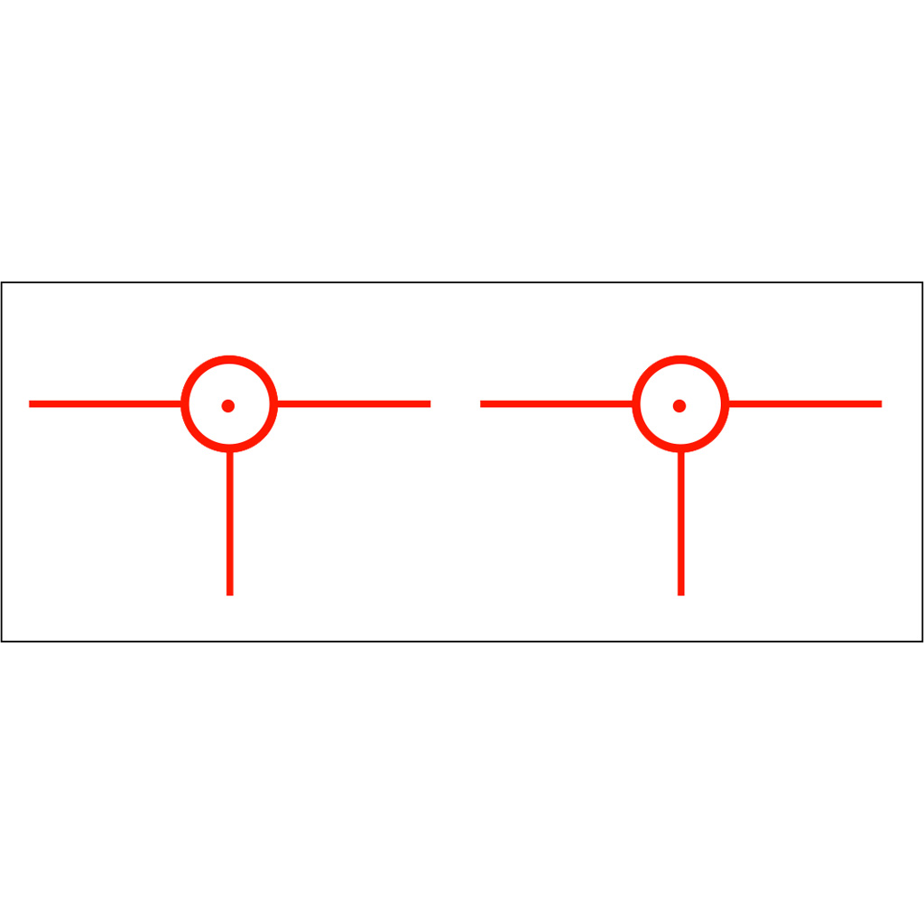 Gunstar Tactical 3D 2 Reticle Orange