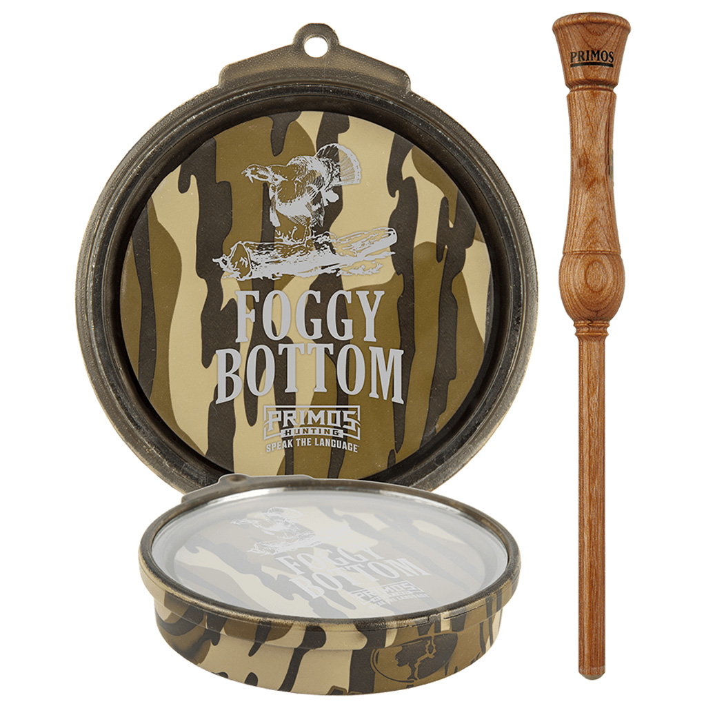 Primos Foggy Bottom Turkey Call Glass Pot Call Mossy Oak Bottomland