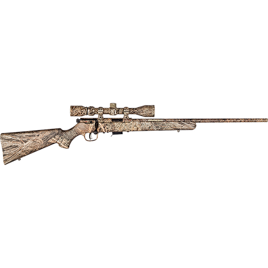 Savage 93 XP Rifle 22 WMR 22 in. Brush Camo w/ Scope RH