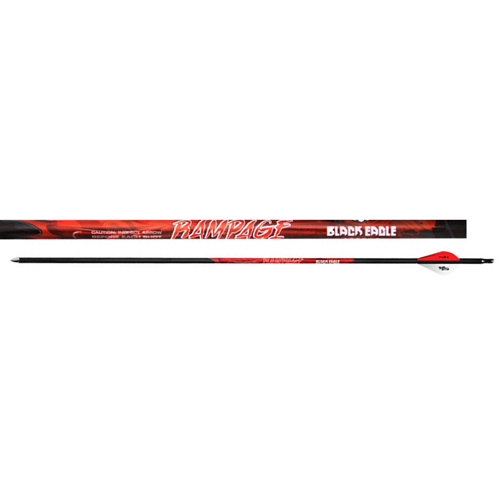 Black Eagle Rampage Arrows .001 300 Blazer Vanes 6 pk.