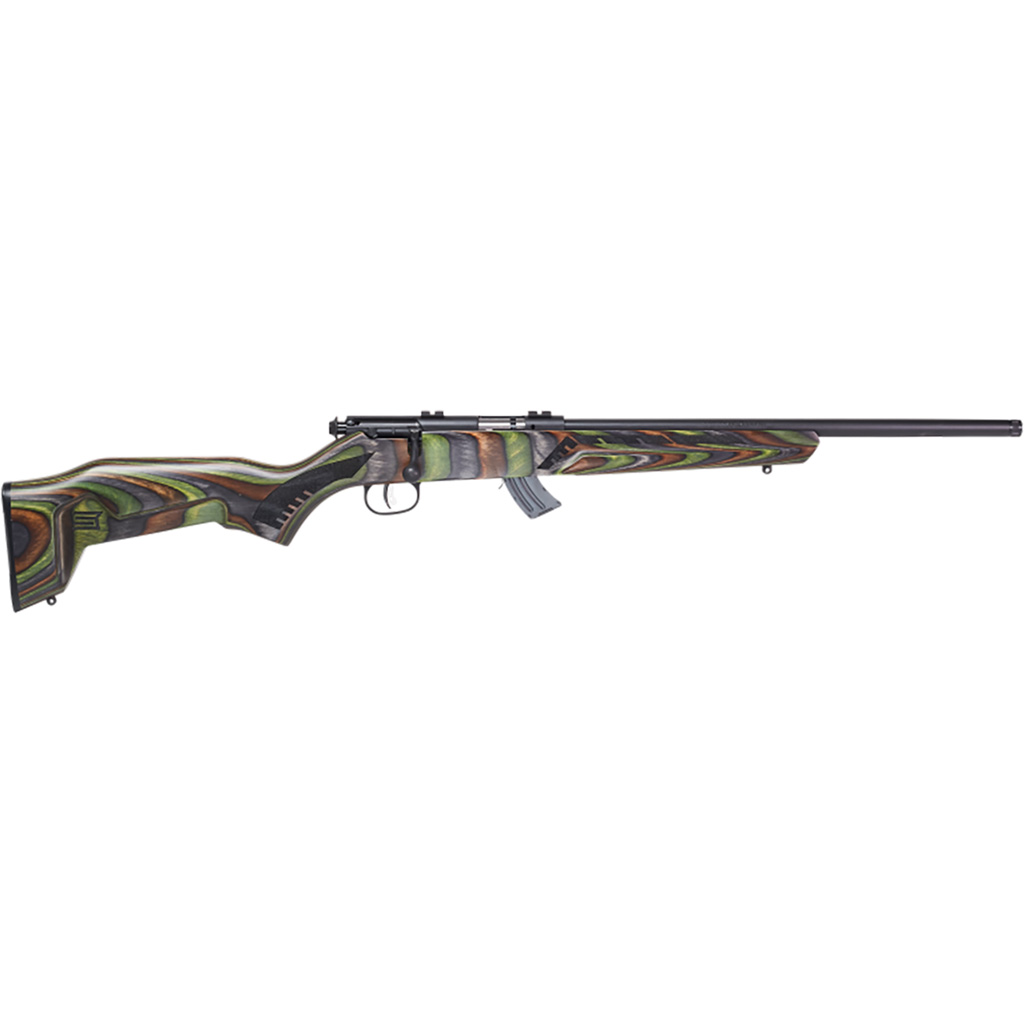 Savage Mark II Minimalist Rifle 22 LR 18 in. Forest Green Wood Laminate RH