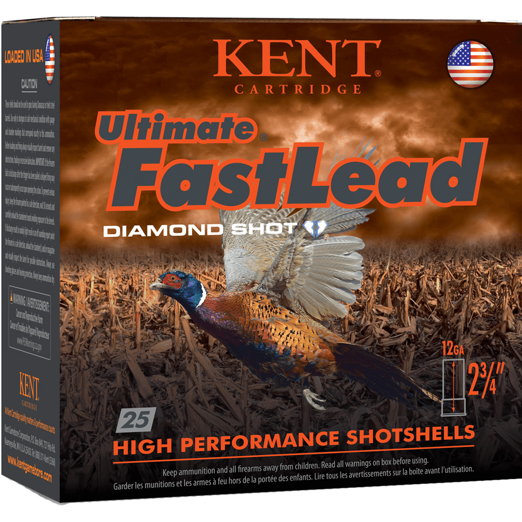 Kent Ultimate Fast Lead Upland Load 12 ga. 2.75 in. 1 1/2 oz. 5 Shot 25 rd.