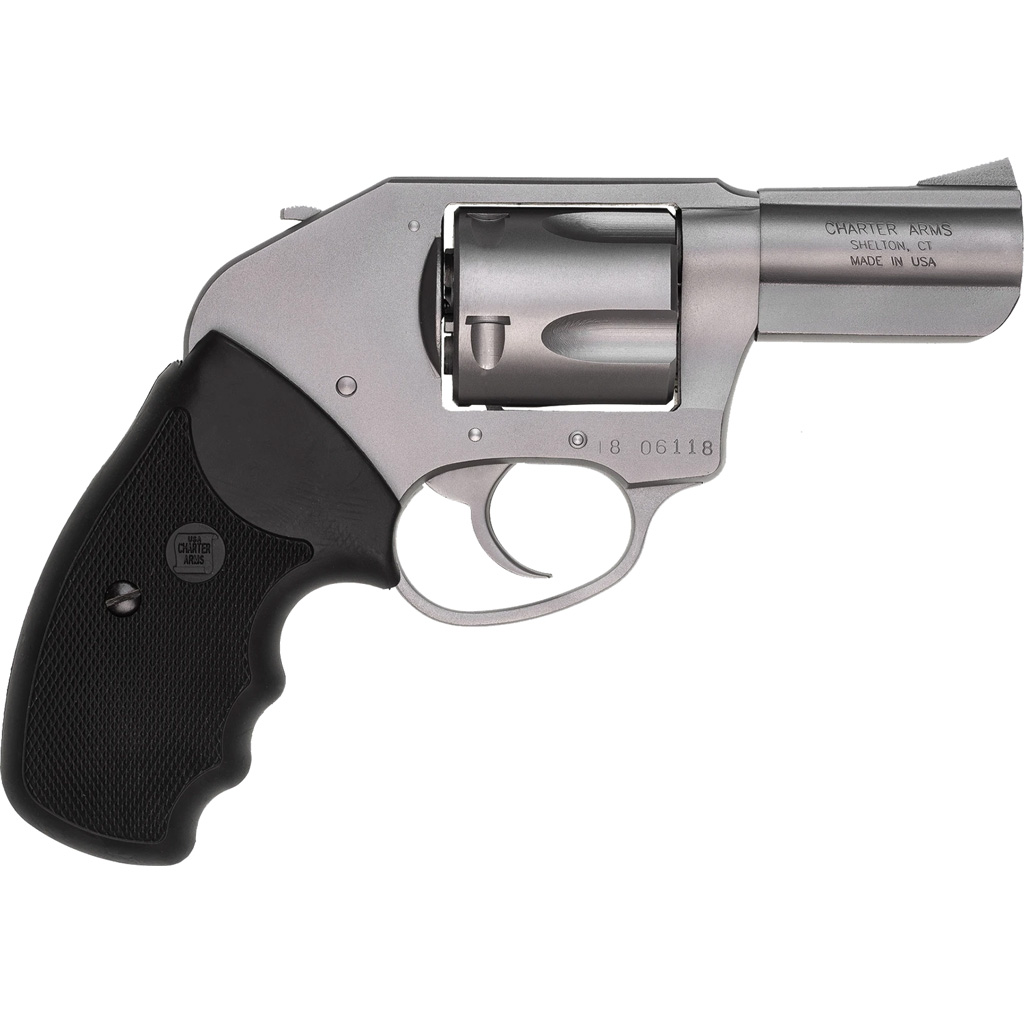 Charter Arms Bulldog On Duty Revolver 44 Spl. Stainless Full Grip Single 2.5 in. 5 rd.