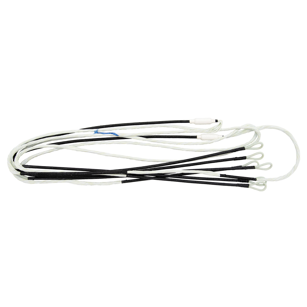 GAS Ghost XV String and Cable Set White w/ Black Serving Elite Victory X