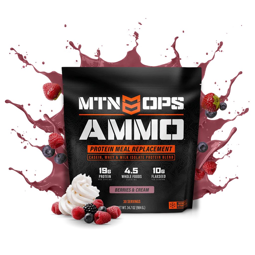 MTN Ops Ammo Whey Protein Strawberries and Cream