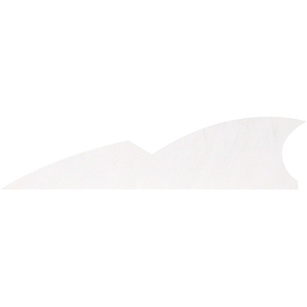 Gateway Batwing Feathers Flo White 2 in. LW 50 pk.