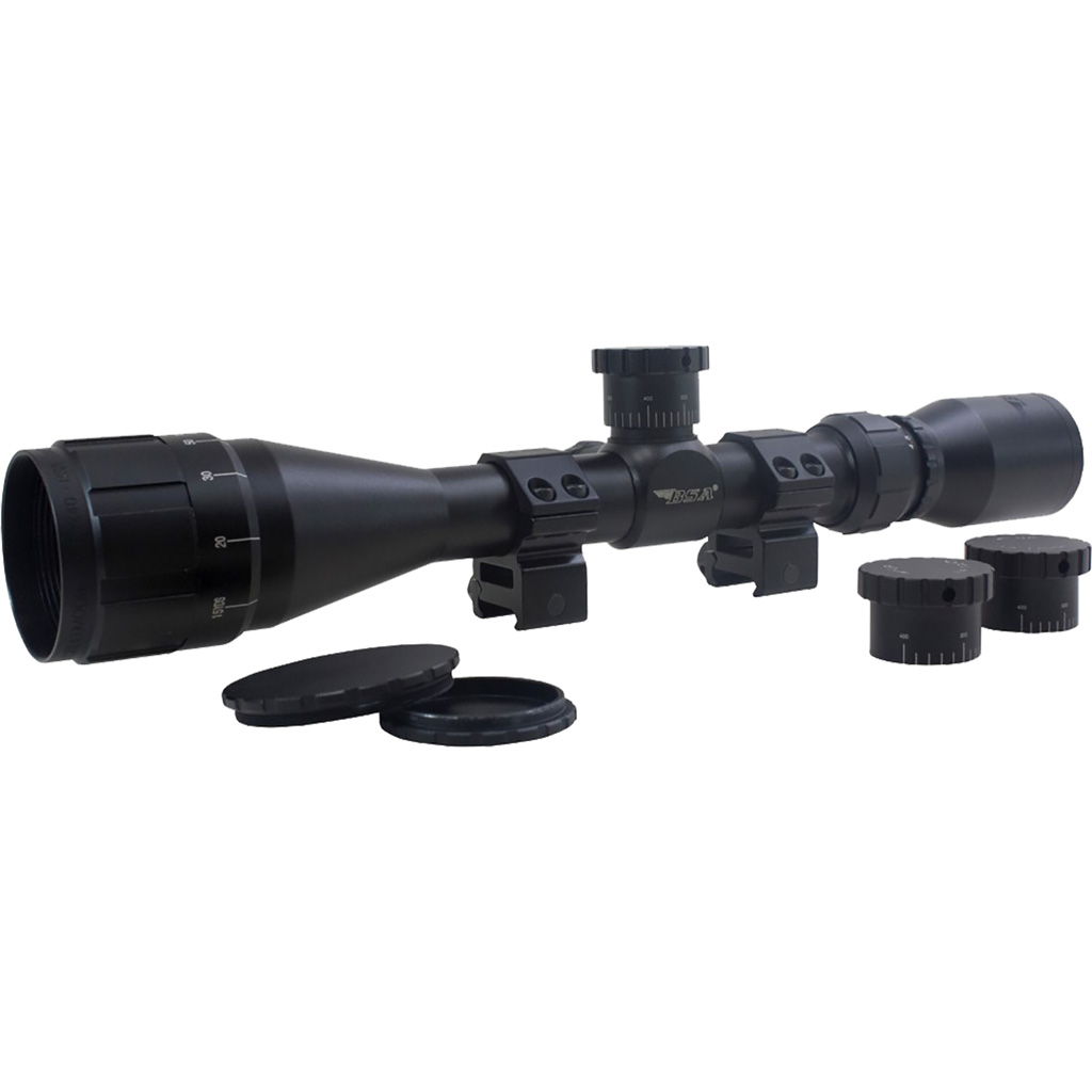 BSA Optics Sweet 350 AO Rifle Scope 3-9x40mm 350 Legend w/ Weaver Rings