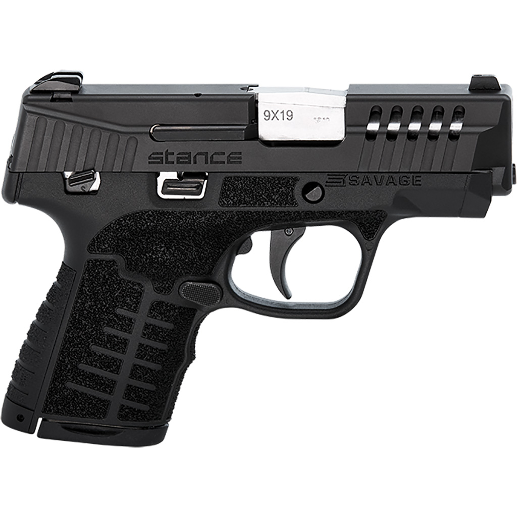 Savage Stance MC9MS Pistol 9mm 3.2 in. Black 7+1/10+1 rd.