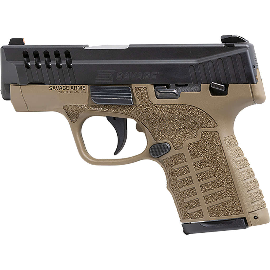 Savage Stance MC9MS Pistol 9mm 3.2 in. FDE 7+1/10+1 rd.