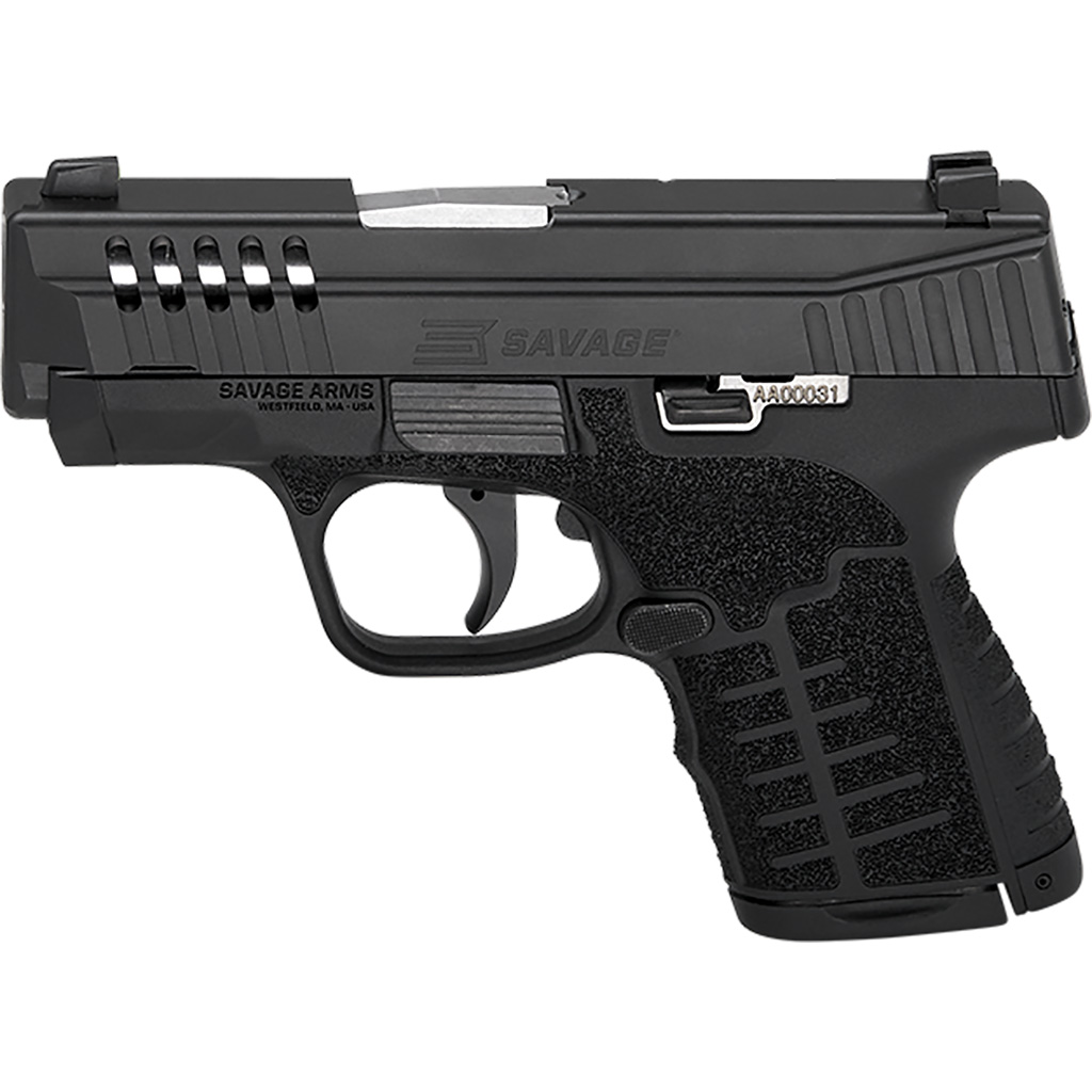 Savage Stance MC9 Pistol 9mm 3.2 in. Black NS 7+1/8+1 rd.