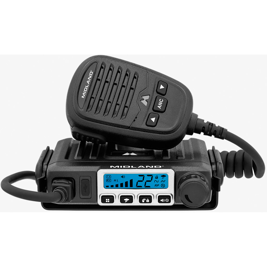 Midland 15 Watt Micro Mobile GMRS Radio Bundle