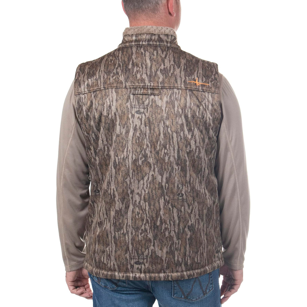 Habit Men's Early Dawn Sherpa Shell Vest XL-Mossy Oak New Bottomland