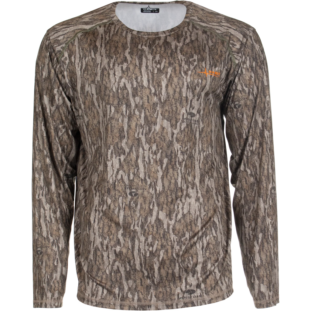 Habit Men's Siesta Cape Long Sleeve Perf Tee 2XL-Mossy Oak New Bottomland