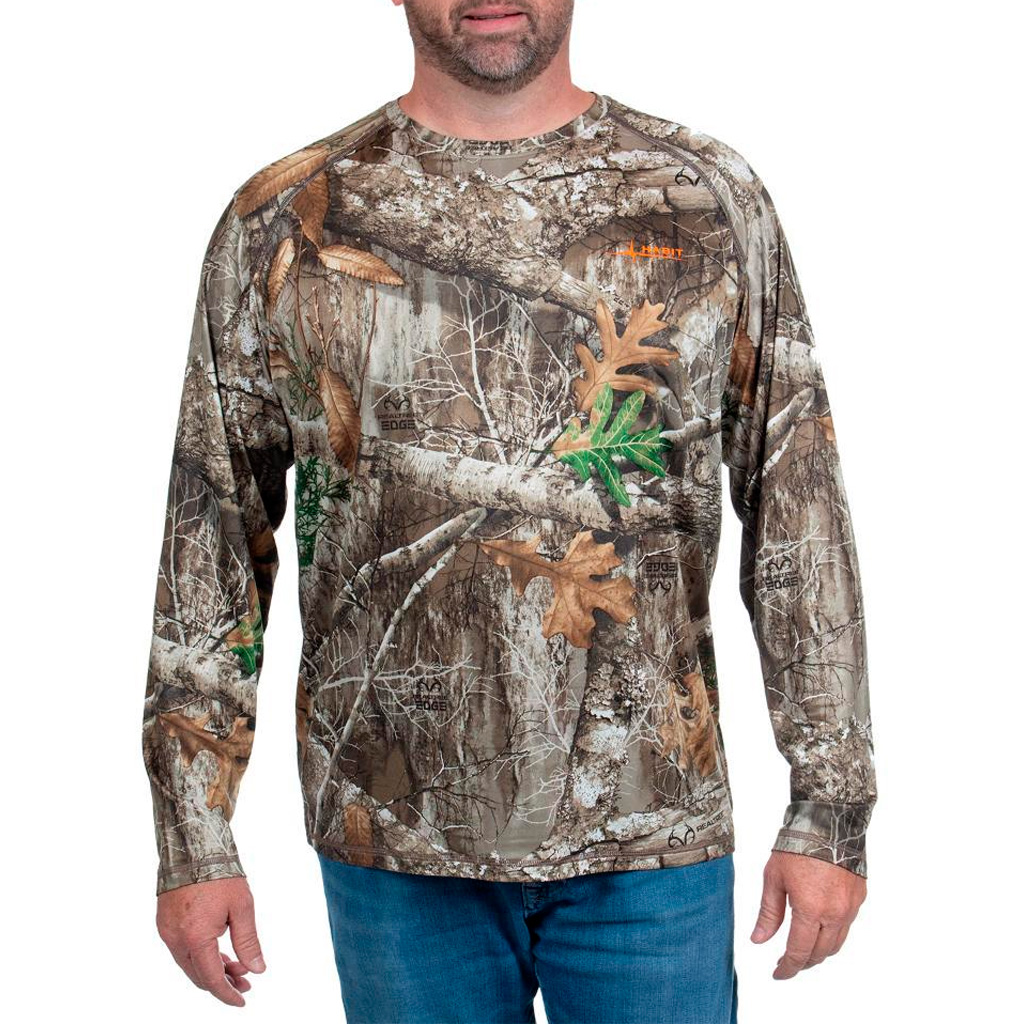 Habit Men's Siesta Cape Long Sleeve Perf Tee XL-Realtree Edge