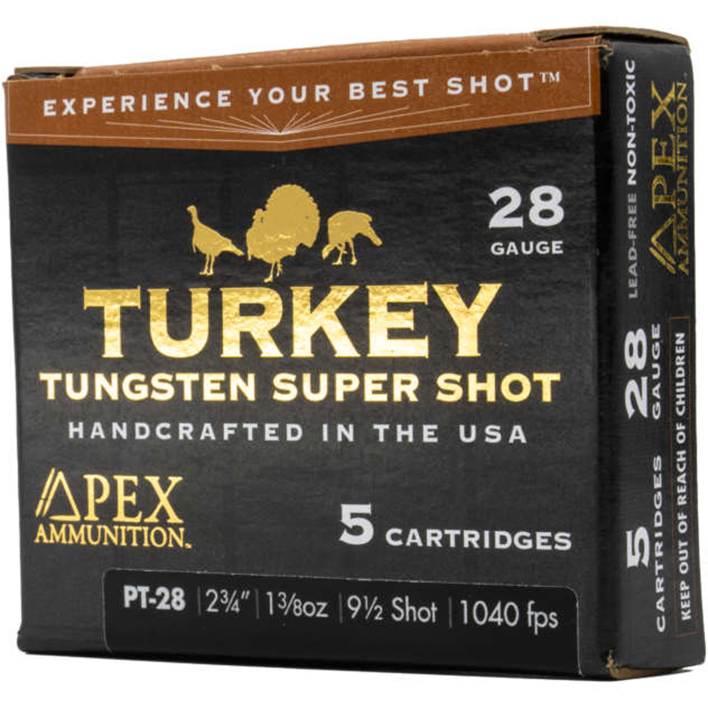 Apex Turkey TSS Shotgun Ammo 28 ga. 2-3/4 in. 1-3/8oz #9 shot  5 rd