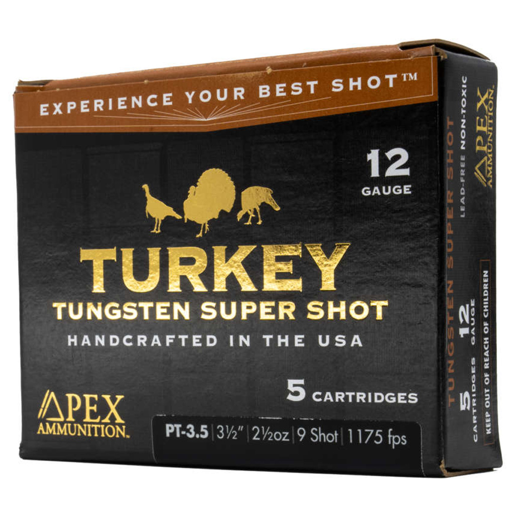 Apex Predator TSS Shotgun Ammo 12 ga. 3.5 in. 2-1/2oz #2 shot  5 rd