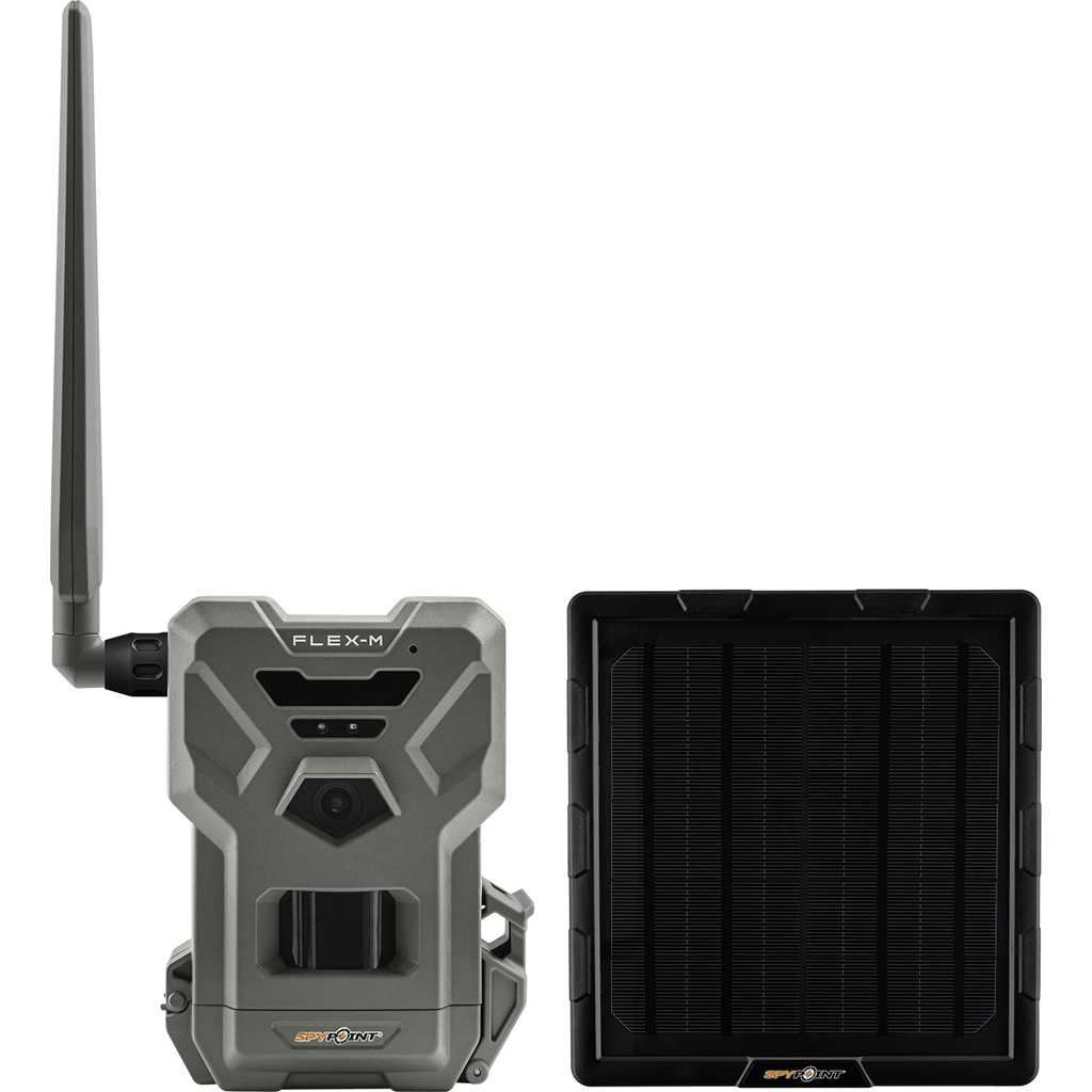 Spypoint Flex-M Cellular Camera w/Solar Panel Bundle Multi Carrier