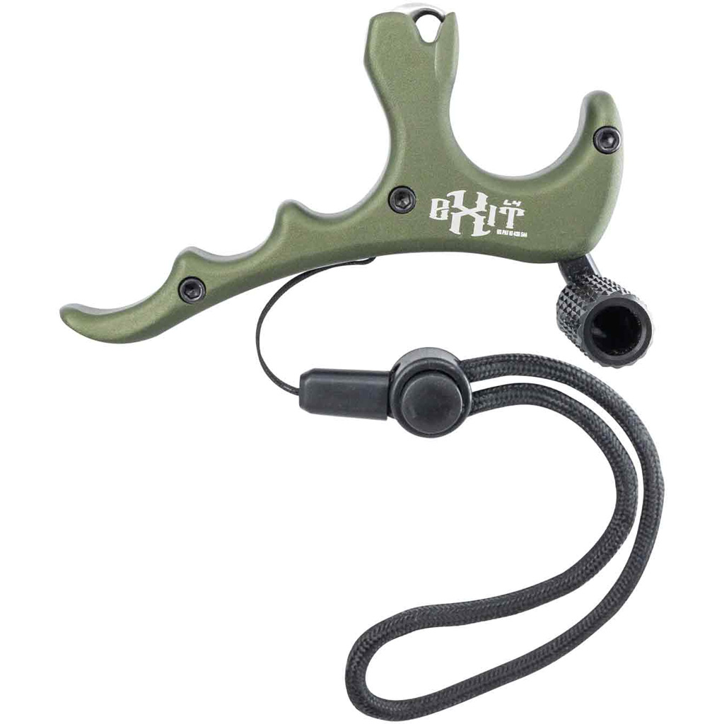 B3 Exit L4 Release 4 Finger OD Green with Lanyard